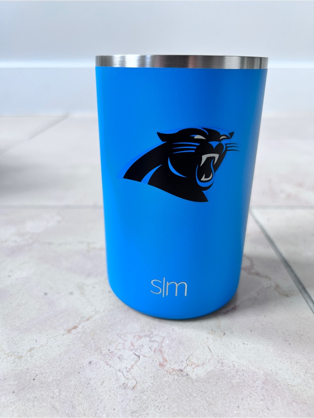 NFL Carolina Panthers Blue Can Cooler NIB Fandom Football Tailgate Team